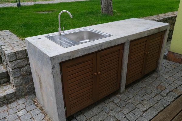 Exterior Cabinet Installation in Bulverde