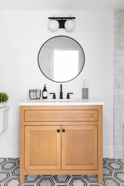 Custom Vanity Installation in Bulverde